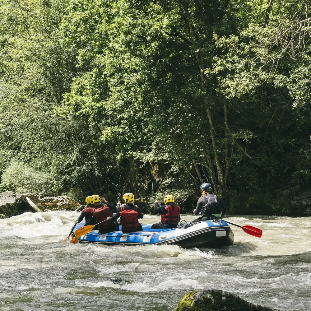 Activité : Rafting sur l'Isère à La-Plagne