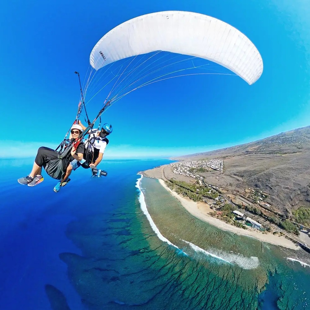 Activité : Baptême en Parapente à Saint-Leu à la Réunion