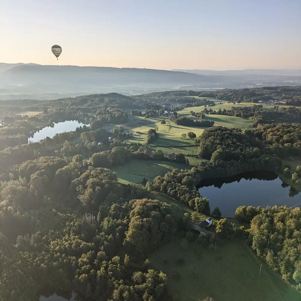 Activité : Vol en Montgolfière - Survol des Mille Etangs