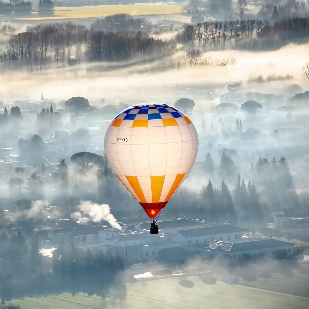 Activité : Vol en Montgolfière - Survol de la Dombes