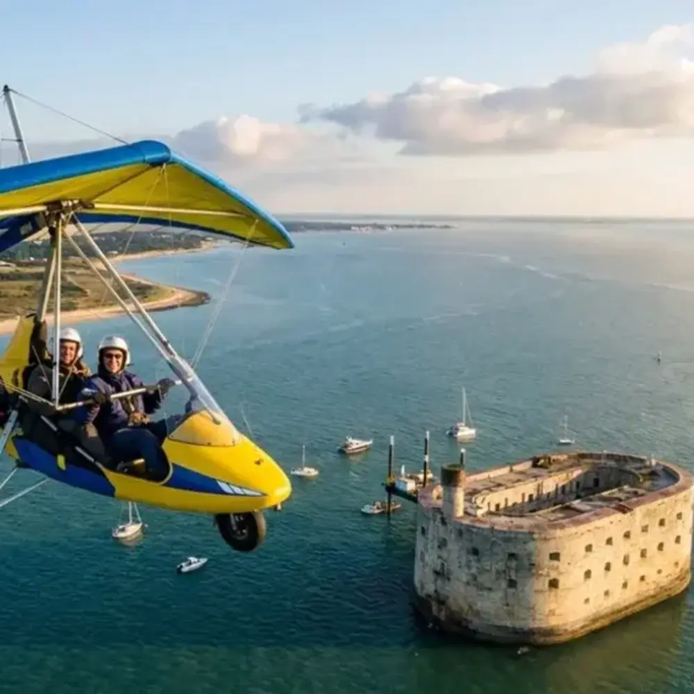 Activité : Baptême en ULM pendulaire - Île d'Oléron et Fort Boyard