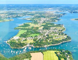 Baptême en Hélicoptère Golfe du Morbihan