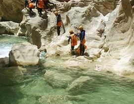Descente du Canyon de Miraval près de Lannemezan  Descente du Canyon de Miraval près de Lannemezan
