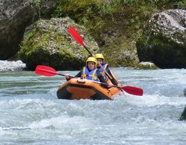 Canoë Raft sur l'Isère à La Plagne Canoë Raft sur l'Isère à La Plagne