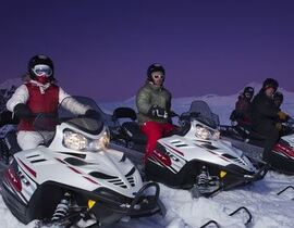 Randonnée en Scooter des Neiges à La Plagne Randonnée en Scooter des Neiges à La Plagne