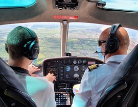 Baptême en Hélicoptère à Deauville - Survol Côte Fleurie Baptême en Hélicoptère à Deauville - Survol Côte Fleurie