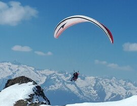 Baptême de Parapente à Ski au Col du Tourmalet