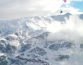 Baptême en Parapente à Skis à Courchevel