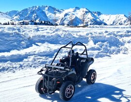 Pilotage de Buggy sur Glace - Circuit de l'Alpe d'Huez Pilotage de Buggy sur Glace - Circuit de l'Alpe d'Huez