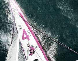 Sortie en Trimaran de Course dans la Baie de Quiberon Sortie en Trimaran de Course dans la Baie de Quiberon