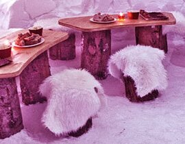 Diner dans un Igloo aux Arcs Diner dans un Igloo aux Arcs