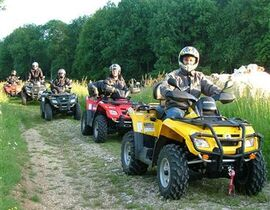 Randonnée en Quad à l'Isle Adam près de Paris Randonnée en Quad à l'Isle Adam près de Paris
