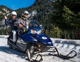 Randonnée en Scooter des Neiges près de Flaine Randonnée en Scooter des Neiges près de Flaine