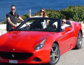 Stage sur Route en Ferrari California à Nice