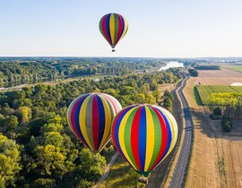 Vol en Montgolfière - Château de Chaumont-sur-Loire
