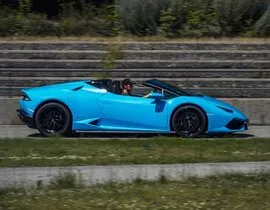 Pilotage sur Route Lamborghini Huracan Spyder à Mulhouse