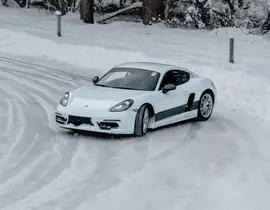 Pilotage sur Glace en Porsche Cayman - Circuit d'Abondance Pilotage sur Glace en Porsche Cayman - Circuit d'Abondance