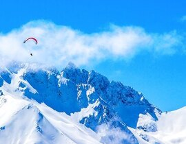 Baptême en Parapente près de Megève Baptême en Parapente près de Megève