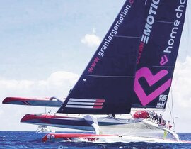 Sortie en Trimaran de Course à Saint-Tropez Sortie en Trimaran de Course à Saint-Tropez