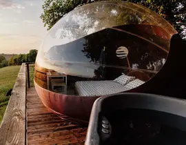 Nuit en Bulle avec Bain Nordique à Margouët-Meymes Nuit en Bulle avec Bain Nordique à Margouët-Meymes
