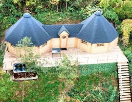 Nuit en Cabane avec Spa Privatif près de Strasbourg