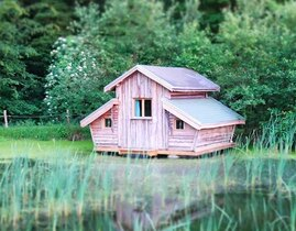 Nuit en Cabane sur l'eau près d'Épinal Nuit en Cabane sur l'eau près d'Épinal