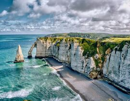 Baptême en Paramoteur - Survol des Falaises d'Etretat Baptême en Paramoteur - Survol des Falaises d'Etretat