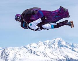 Vol en Wingsuit Tandem à 5000m depuis un Hélicoptère - Mont-Blanc