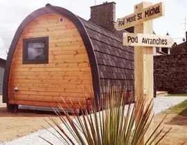 Nuit en Pod avec Spa près du Mont-Saint-Michel