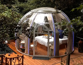 Nuit en Bulle avec Jacuzzi Privatif près de Perpignan