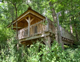 Nuit en Cabane Perchée près de Bordeaux