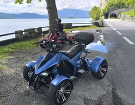 Randonnée en Quad près d'Aix les Bains - Lac du Bourget Randonnée en Quad près d'Aix les Bains - Lac du Bourget