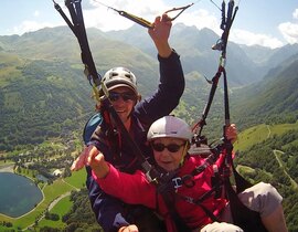 Baptême en parapente - Survol de la Vallée de Louron