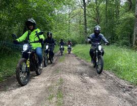 Randonnée en Moto Tout-Terrain Electrique près d'Orleans