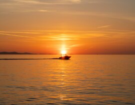 Balade en bateau au Coucher de Soleil à Saint-Jean-de-Luz