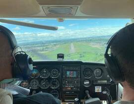 Baptême en Avion à Lyon