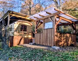 Nuit en Roulotte avec Bain nordique privatif près de Pau