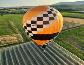 Vol Montgolfière près de Strasbourg - Survol des Vosges du Nord Vol Montgolfière près de Strasbourg - Survol des Vosges du Nord