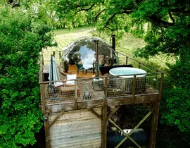 Nuit en Dôme avec Bain Nordique à Margouët-Meymes Nuit en Dôme avec Bain Nordique à Margouët-Meymes