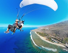 Baptême en Parapente à Saint-Leu à la Réunion