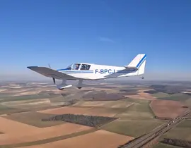 Baptême en Avion près de Fontainebleau