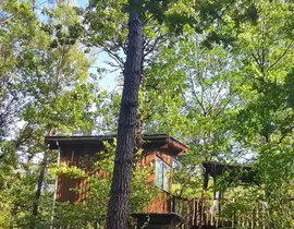 Cabane dans les Arbres avec Spa près du Bassin d'Arcachon