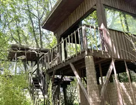 Cabane dans les Arbres avec Spa près du Bassin d'Arcachon