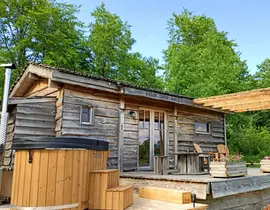 Nuit en Cabane avec Bain Nordique près de Sarrebourg