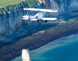 Baptême en ULM Biplan - Survol de la Côte d'Albâtre Baptême en ULM Biplan - Survol de la Côte d'Albâtre