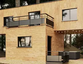 Cabane Familiale avec Jacuzzi Privatif à Sarlat