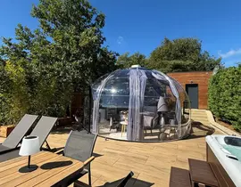 Nuit en Dôme avec Spa à Bathernay près de Valence