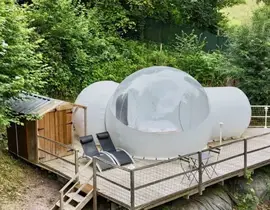Nuit en Bulle avec Jacuzzi Privatif à Bonnemaison