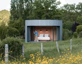 Nuit en Lumipod avec Sauna à Château Nuit en Lumipod avec Sauna à Château