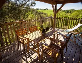 Nuit en Lodge sur Pilotis avec Spa à Nivillac Nuit en Lodge sur Pilotis avec Spa à Nivillac